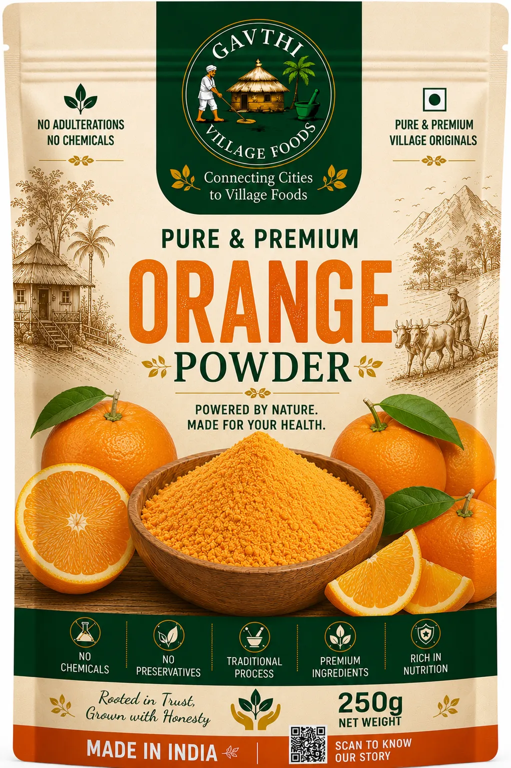 ORANGE POWDER 250g