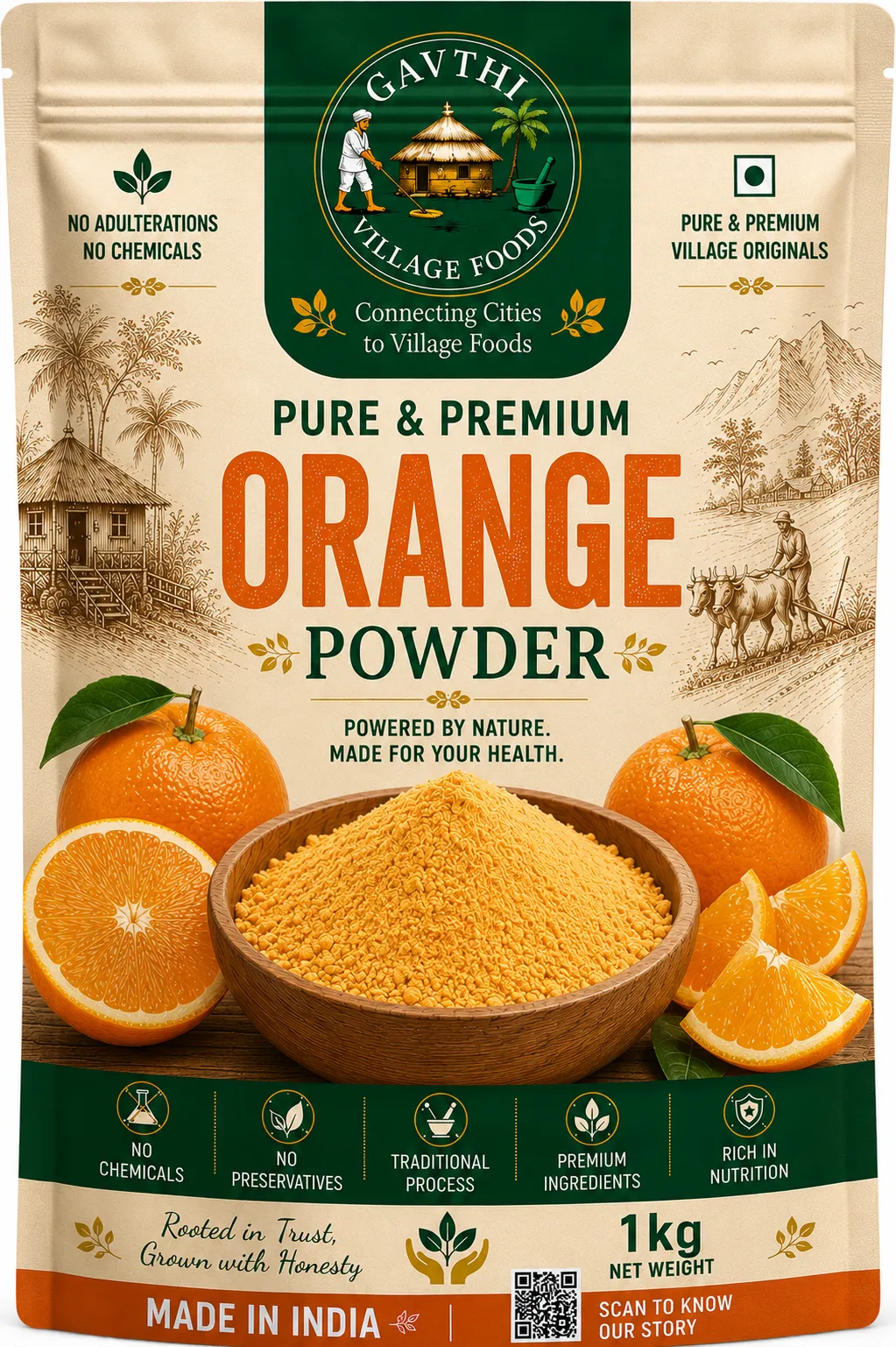 ORANGE POWDER 1 kg
