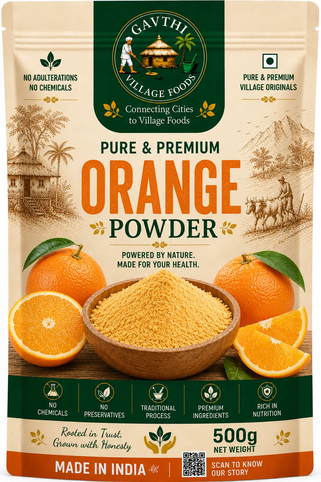 ORANGE POWDER 500g