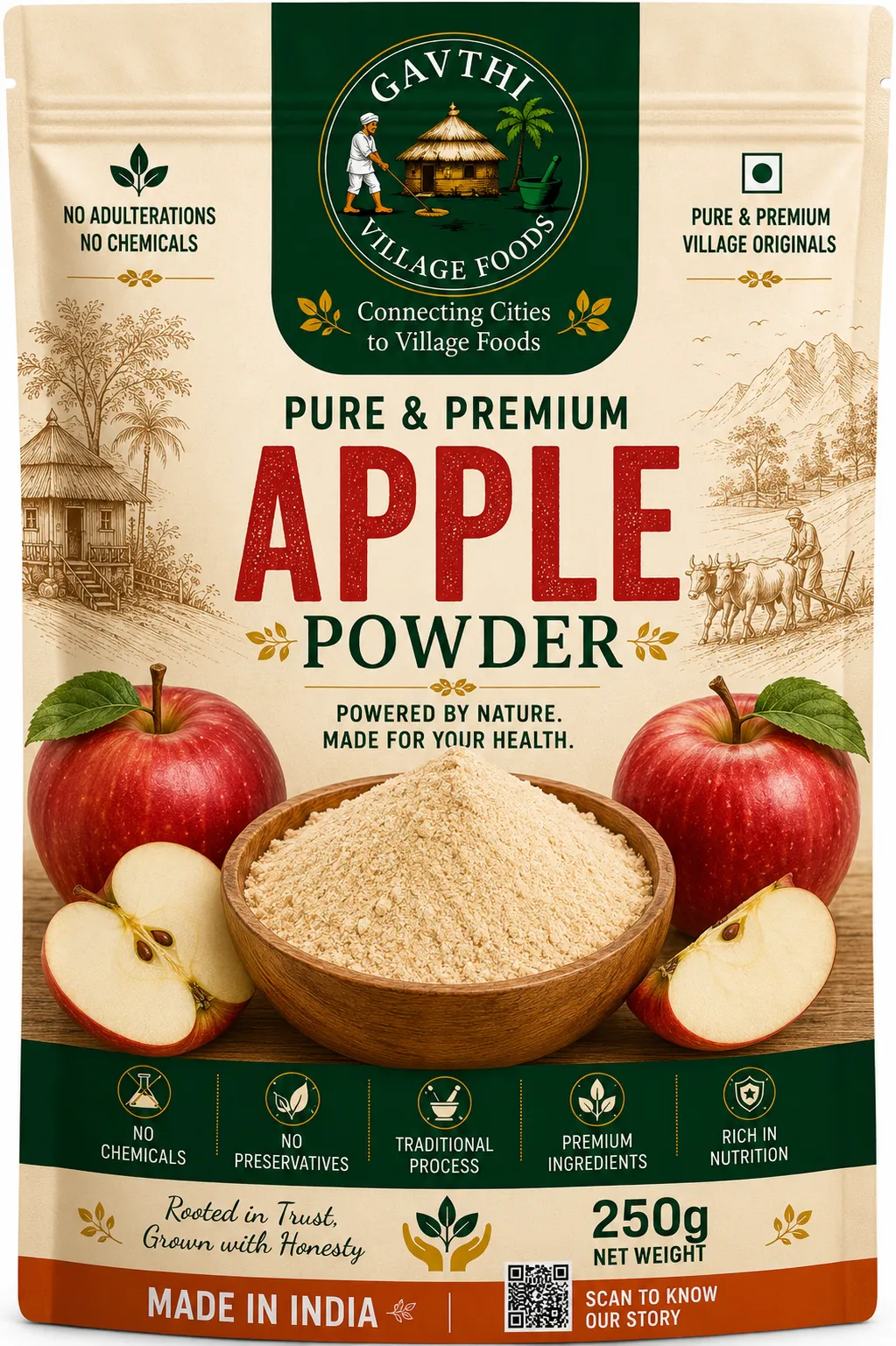 APPLE POWDER 250g